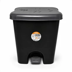 Lixeira 14 Litros Com Pedal Multiuso Para Banheiro Cozinha