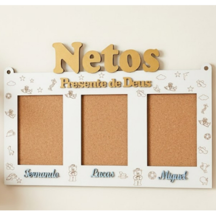 Porta retrato Personalizado NETOS- NETAS- FILHOS