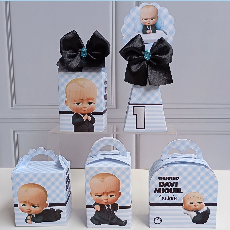Kit 50 Caixas  PODEROSO CHEFINHO Personalizada / lembrancinhas de festa