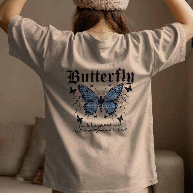 Camisa Feminina Soltinha Casual Streetwear Moda Blogueira Estampada Premium Confortável Cam,F-300