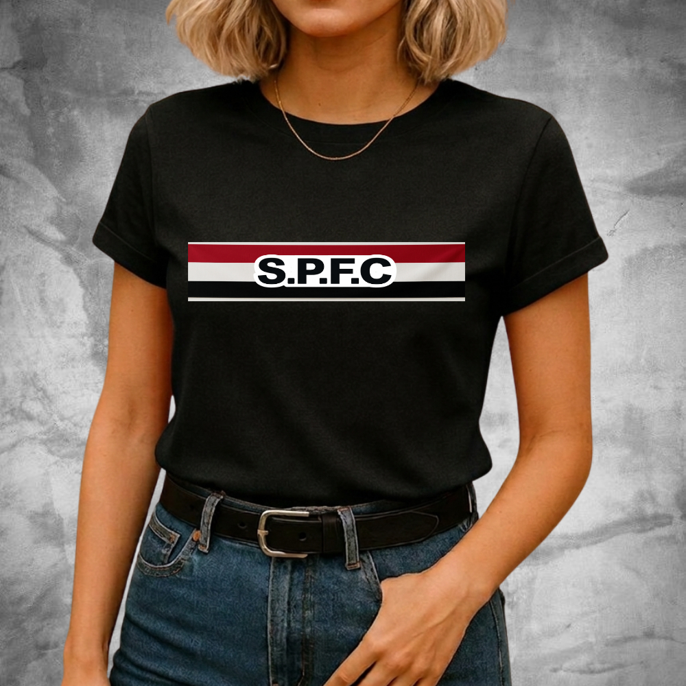 Camisa Camiseta São Paulo Futebol Clube Time SPFC Malha Premium 30.1 Lançamento Novidade