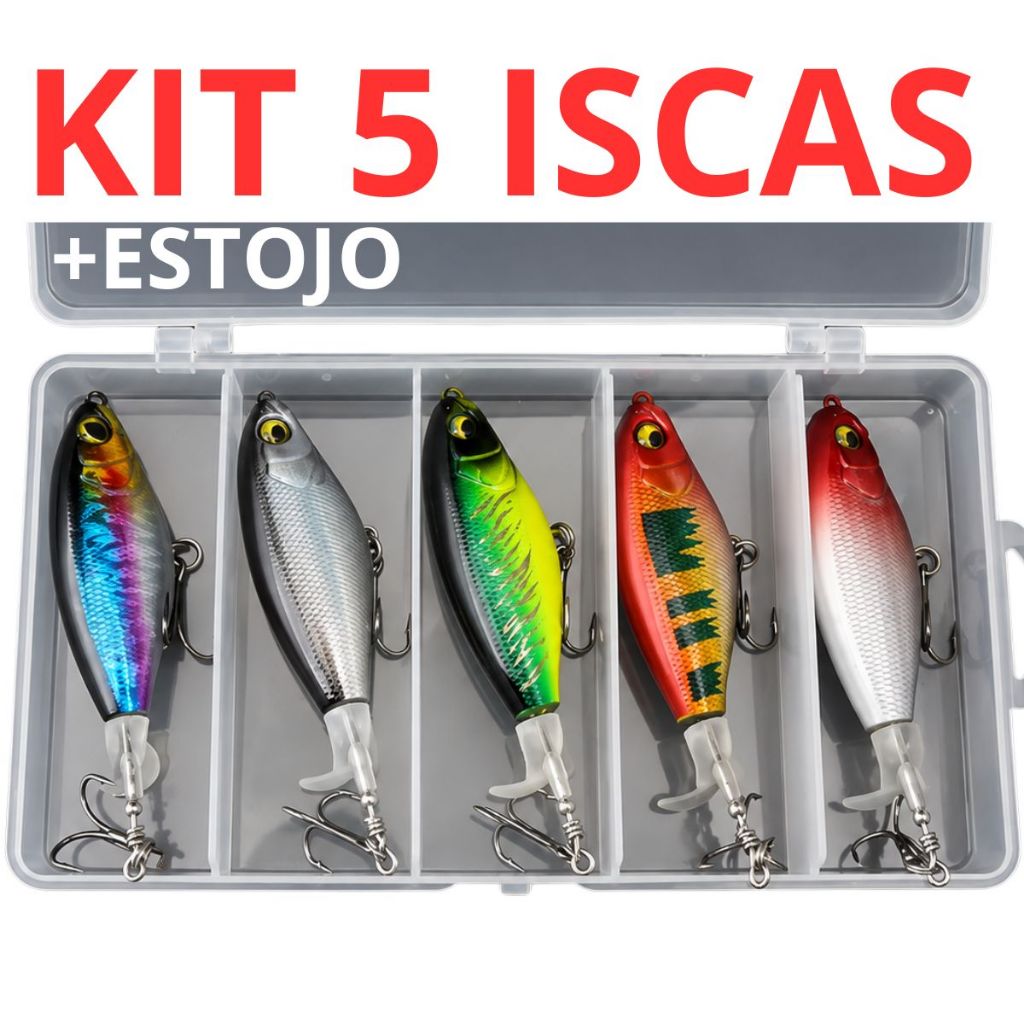 Isca artificial para pesca com cauda giratória hélice 9,5cm 11g