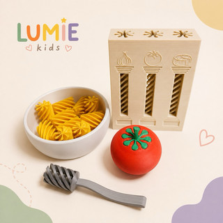 Kit Macarrão Sensorial – Pasta & Movimento | Brinquedo Educativo