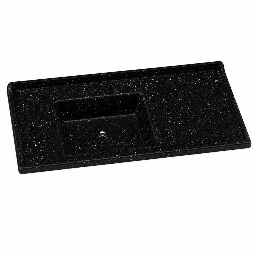 Tampo de Pia com Cuba Granitada Standard Rorato 100x53cm