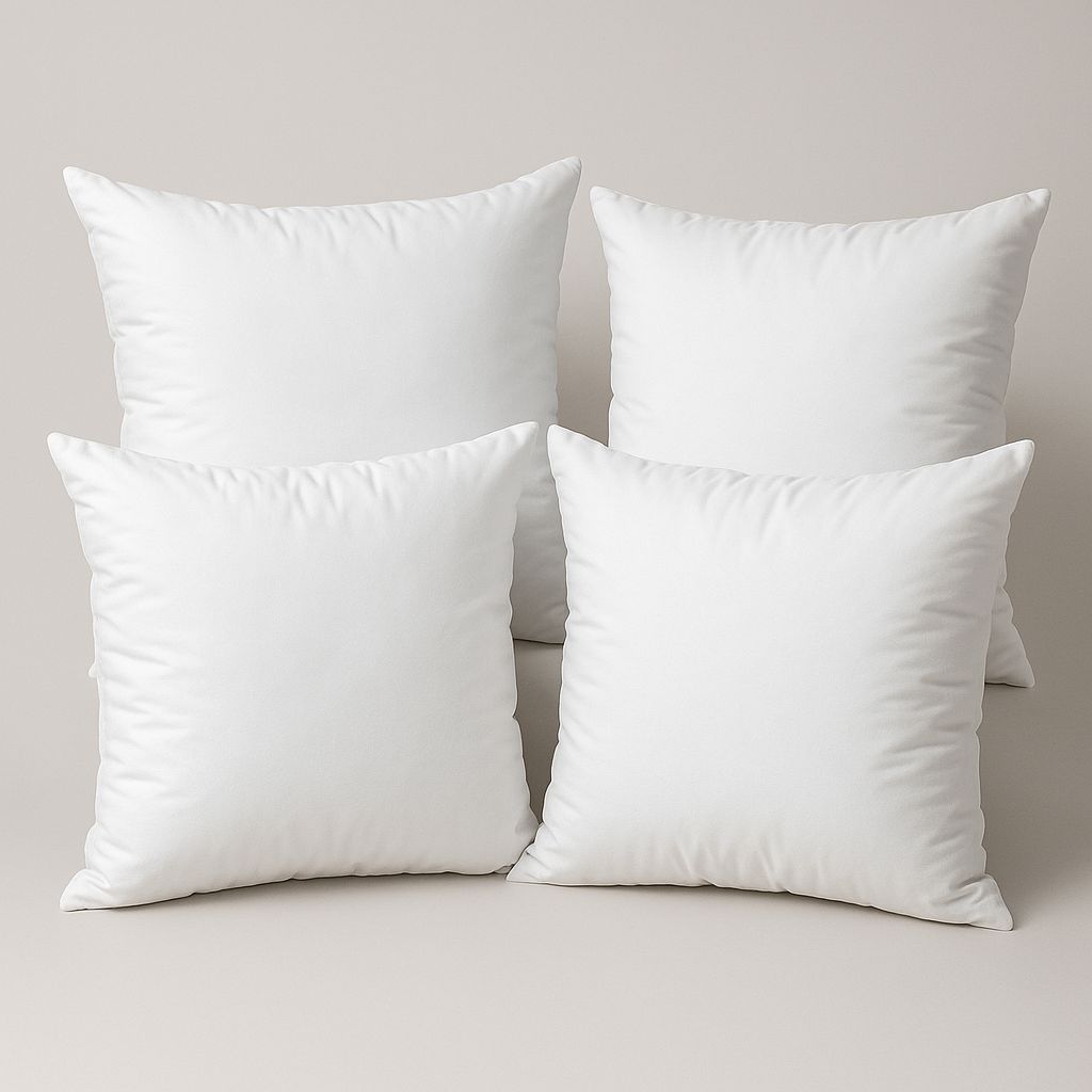Refil De Almofada 50cm x 50cm Fibra Siliconada Super Cheio Macio Uso e Decorações