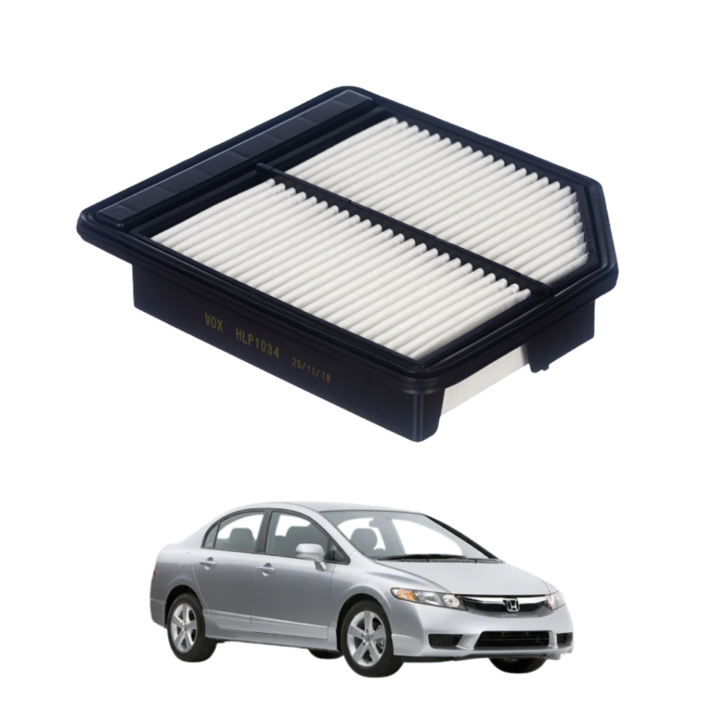 KIT Filtro De Ar Do Motor + Filtro De Oleo New Civic 1.8 08-