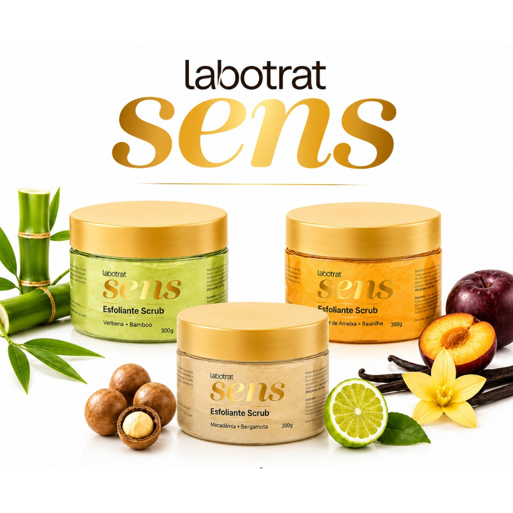 Esfoliante Scrub Linha Sens Labotrat 300g