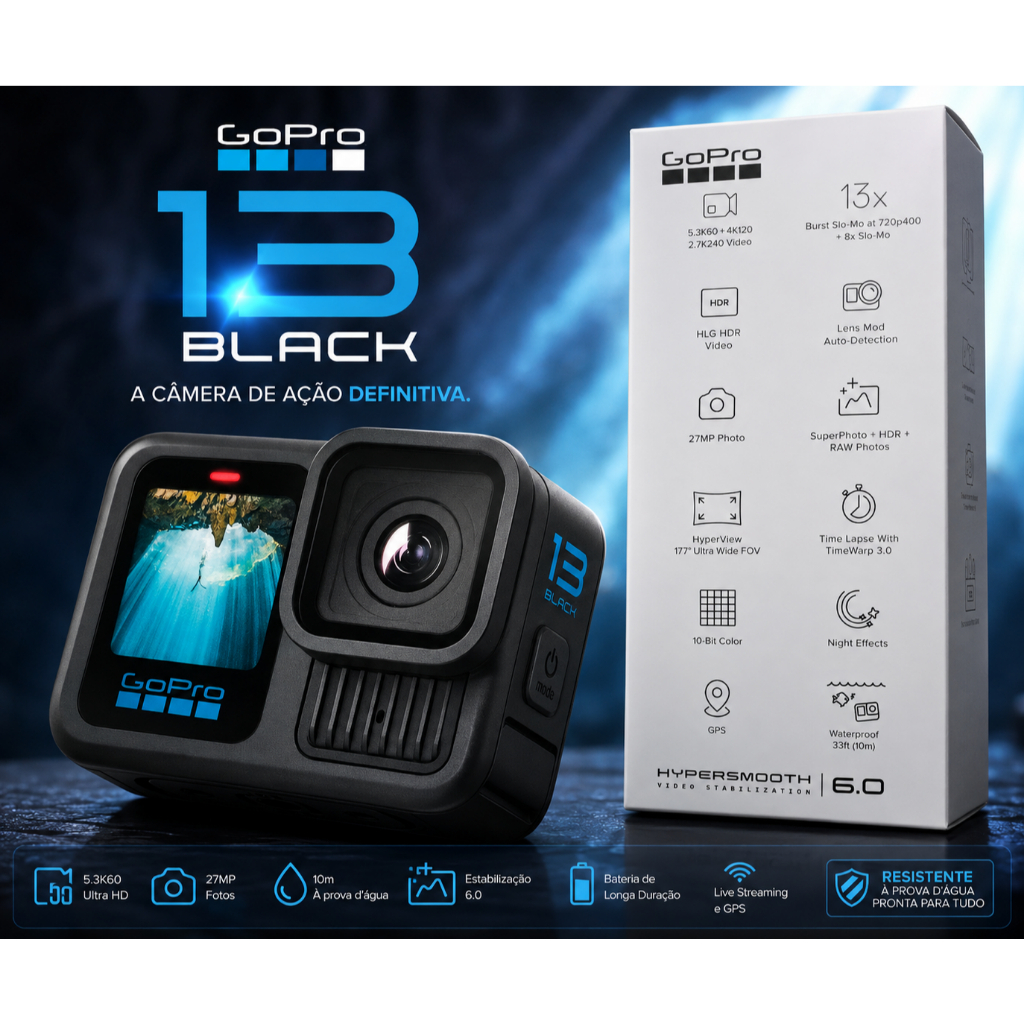 Câmera GoPro HERO13 Black