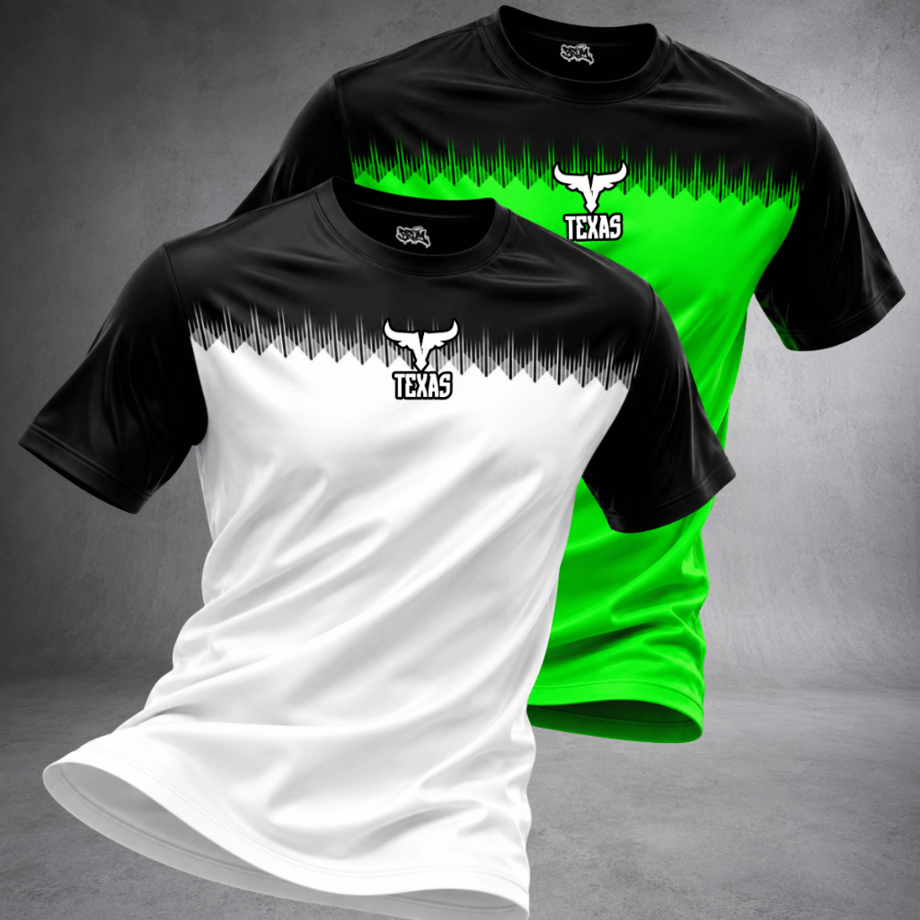 Kit 2 Camiseta Dry Fit Masculina Academia Treino Leve Respirável Camisa Esportiva Secagem Rápida Corrida Fitness
