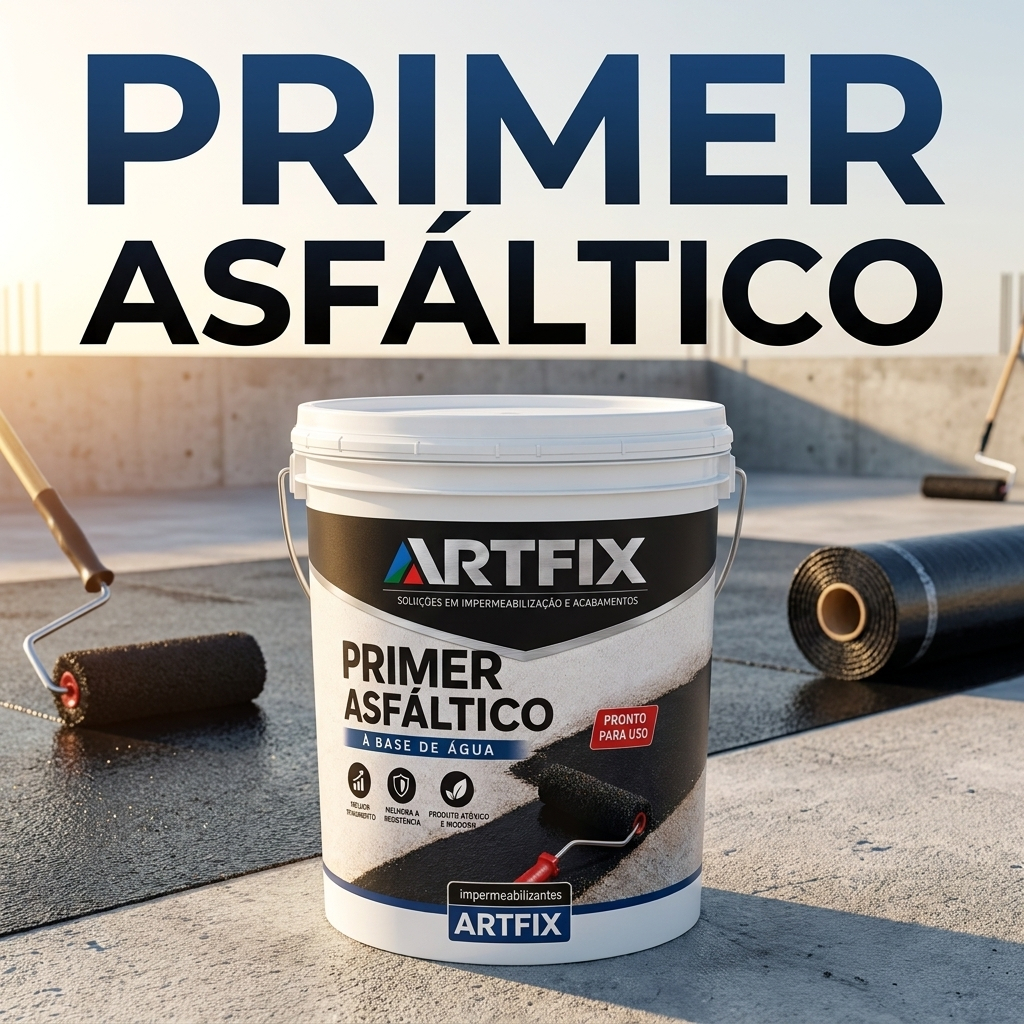 Primer Asfáltico 3,6 Litros para Mantas e Fitas - Alta Aderência e Resistência