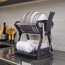 Escorredor De Louça Cozinha Pratos e Talheres Plastico top casa leve home