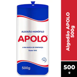 ALGODÃO HIDRÓFILO APOLO 500G