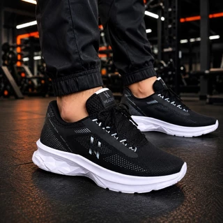 Tênis Header Run - Conforto E Estilo Esporte Casual Masculino Promoção