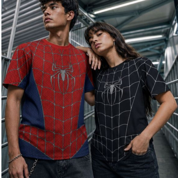 Camiseta Homem Aranha Dry-Fit – Com Proteção UV50+ / Treino / Corrida / Casual / Academia (Unissex)