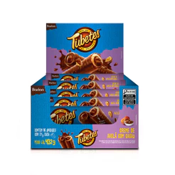 Wafers Barion Tubetes recheio de Avelã com Cobertura de chocolate16un De 27g