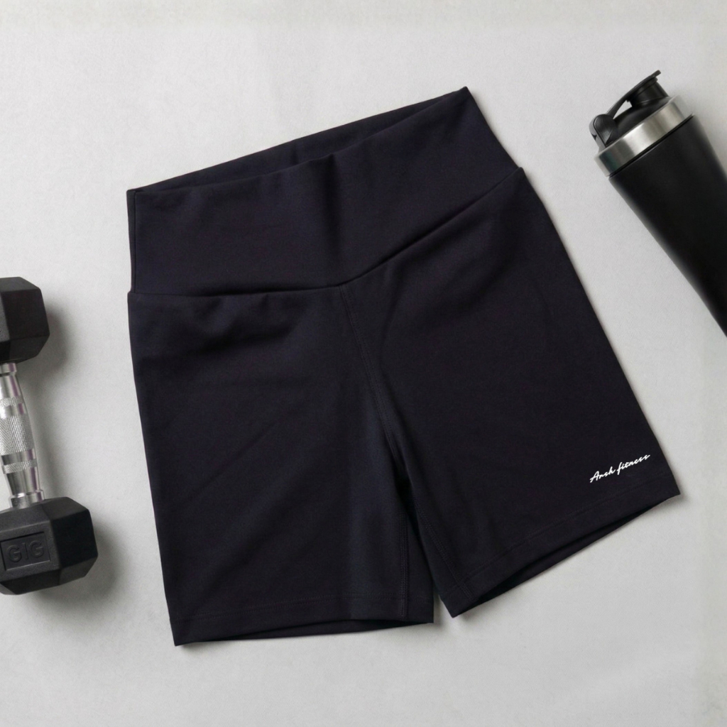 Shorts Fitness Poliamida Zero Transparência Confortável Short Grosso Academia Treino Feminino