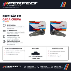 PAR PIVO SUSPENSAO GOL G1 QUADRADO 1993 a 1996 PERFECT