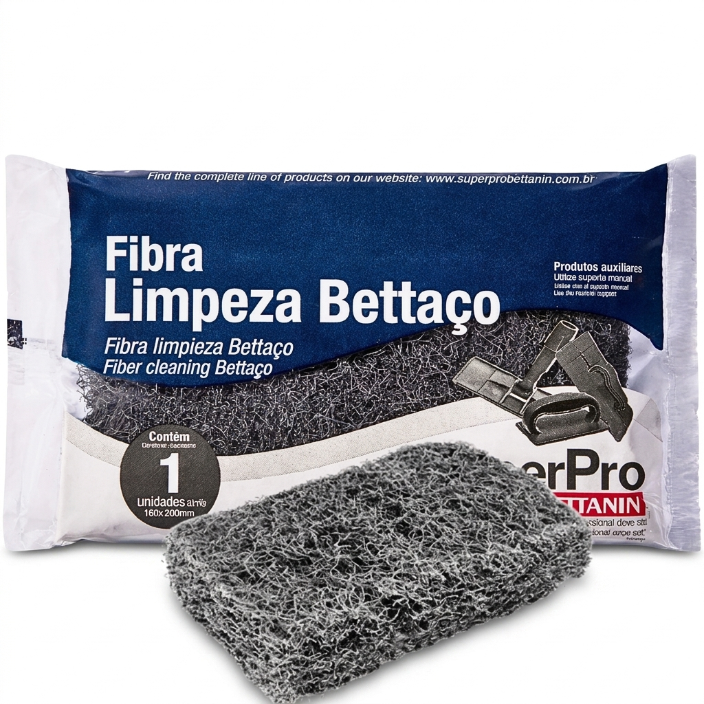 Fibra Esponja Limpeza Pesada Multiuso Emb Com 1 Refil