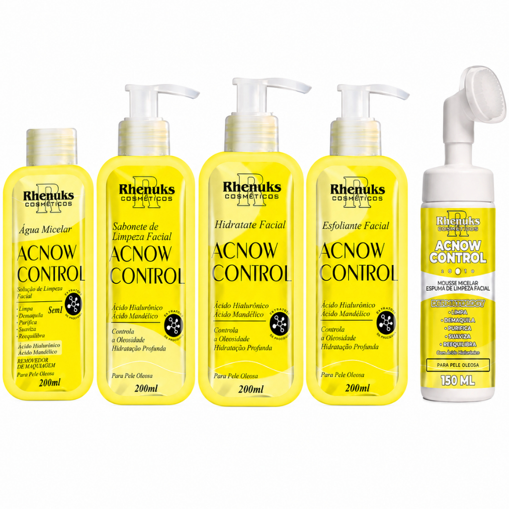 Kit Skin Care Tratamento Anti Acne Completo 5 Itens