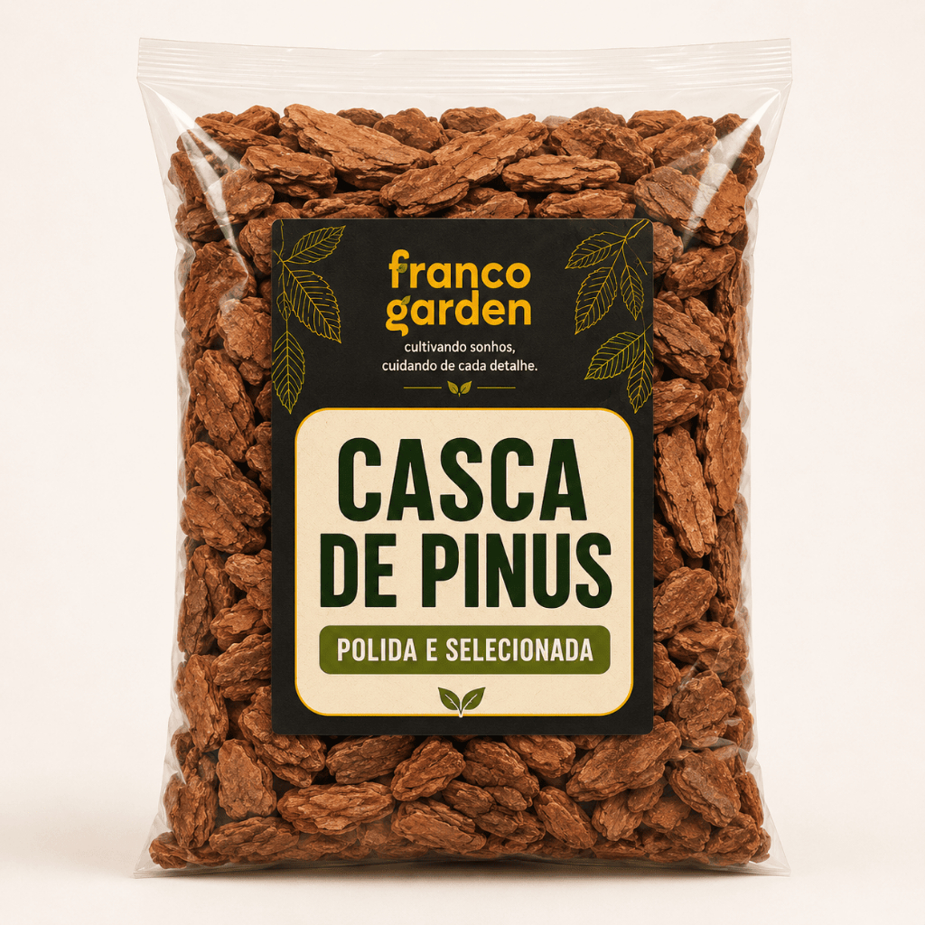 Casca De Pinus Polida Selecionada Para Orquideas Vasos E Jardinagem Saco 2L 5L 10L