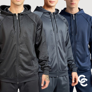 KIT 3 OU 2 BLUSA DE FRIO ADULTO UNISSEX COM CAPUZ ZIPER E BOLSOS REFORÇADO