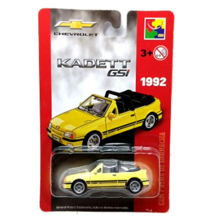 Chevrolet Kadett Gsi 1992 Amarelo 1:64 Cks