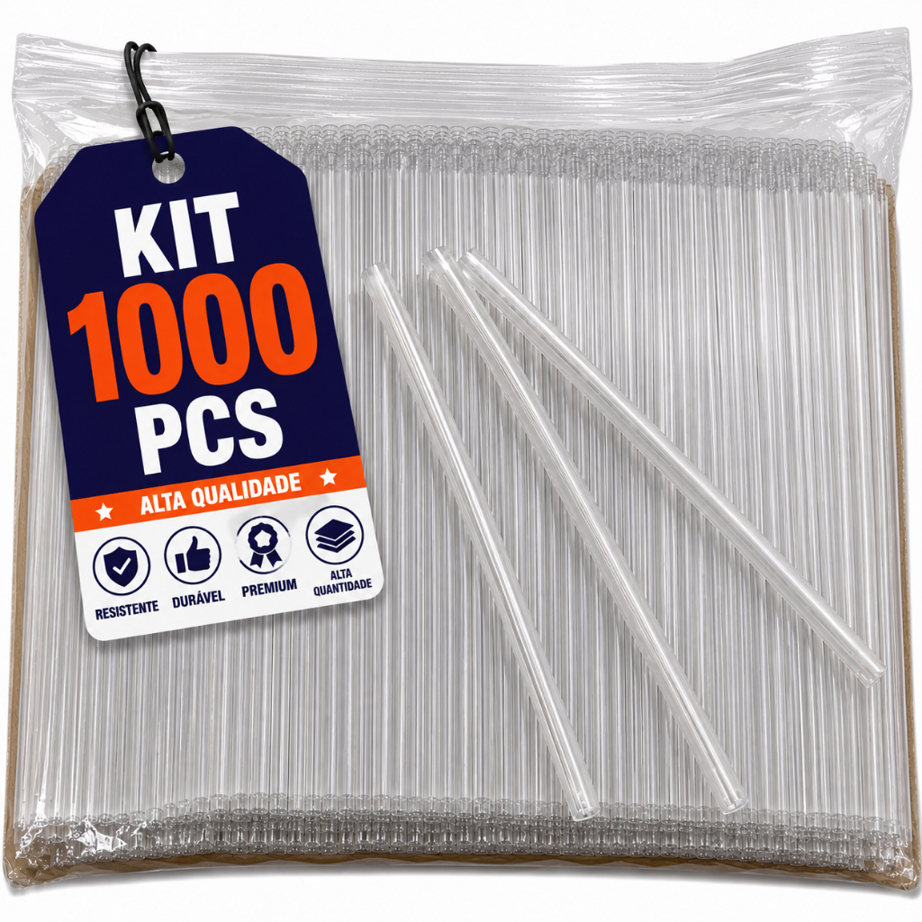 KIT 1000 Tubete Protetor De Emenda Fibra Óptica 60mm Pacote - LINK+