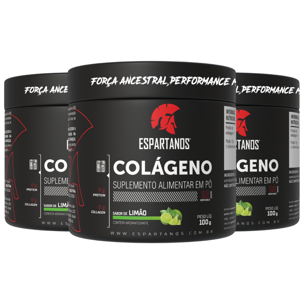 Kit 3x Colágeno Hidrolisado - Espartanos