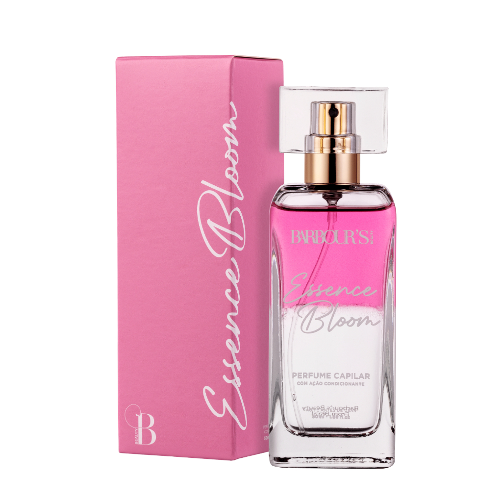 Perfume Capilar Essence Bloom Barbour's Beauty 50ml Floral Frutado Finalizador Termoativo Leave-in