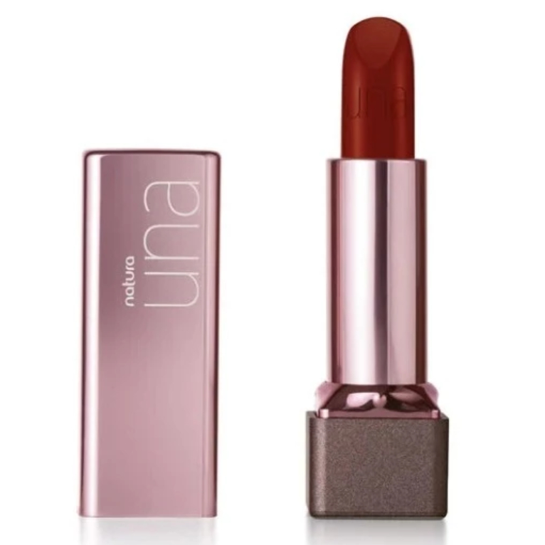 Batom Maquiagem Cor Vermelho 1 Com Protetor Solar Lábios FPS 25