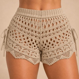 Short de Praia Crochê: De R$49,75 por R$19,90! 🏖️