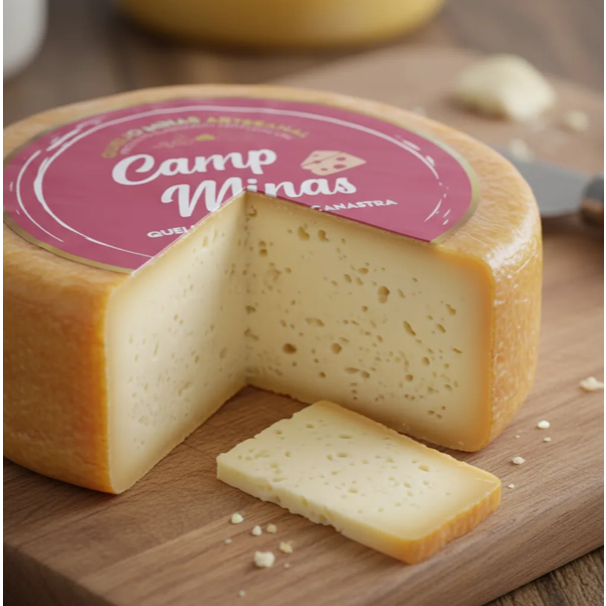 Meia Cura Artesanal 1 Kg ou 550 gramas ou maturado curado 800 gramas Queijo Direto Da Serra Da Canastra