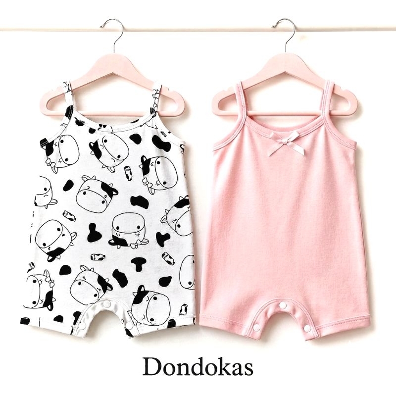 kit com 2 ou 4 Macaquinho Alcinha Bebê Menina Estampado e Liso Macacão Body Bebe 100% Algodão