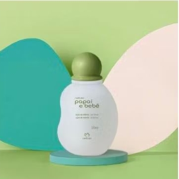 Mini Colonia Papai e bebê 50ml - Natura mesma fragrância da Mamãe e bebê