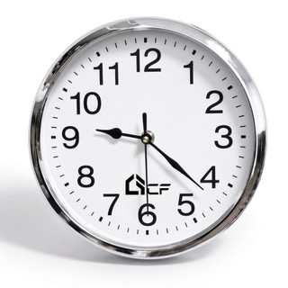 Relógio de Parede Pequeno de Decoração Prata YN Clock