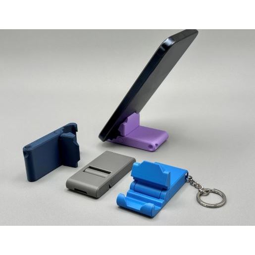 Suporte Para Celular Chaveiro Dobrável Portátil Universal Mini Apoio Mesa Viagem Ajustável Resistente Compacto Encaixe S