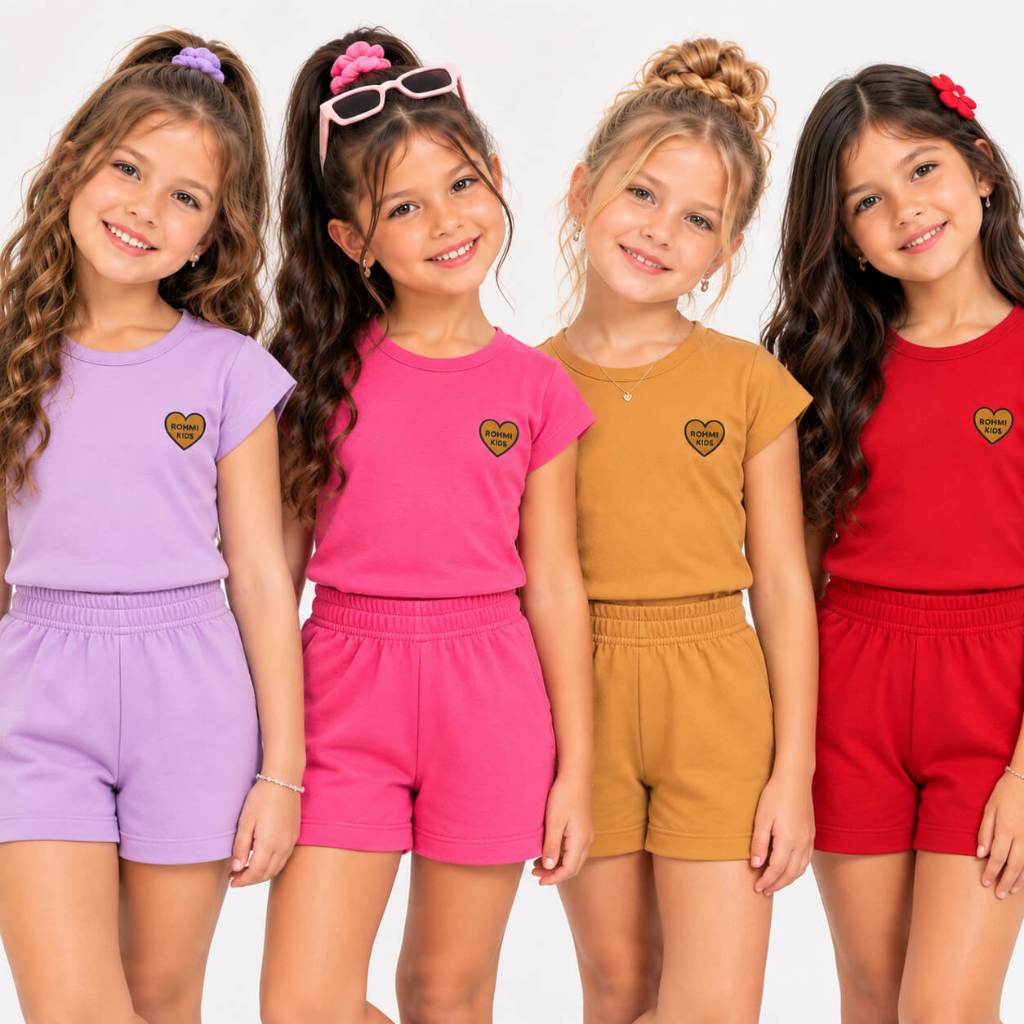 Kit até 4 Conjunto Infantil Menina do 2 ao 12| Roupa Infantil Menina | Conjunto Menina