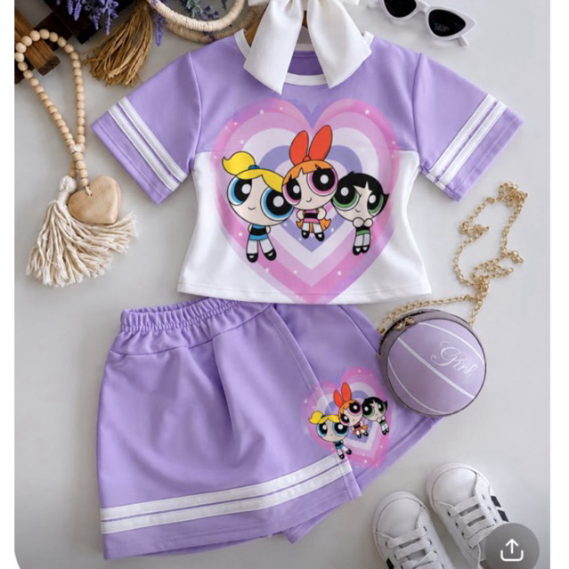 Conjunto Infantil Feminino Meninas Super Poderosas!