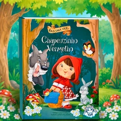 Livro Infantil Chapeuzinho Vermelho Contos Clássicos Leitura Ilustrada Para Crianças Almofadado