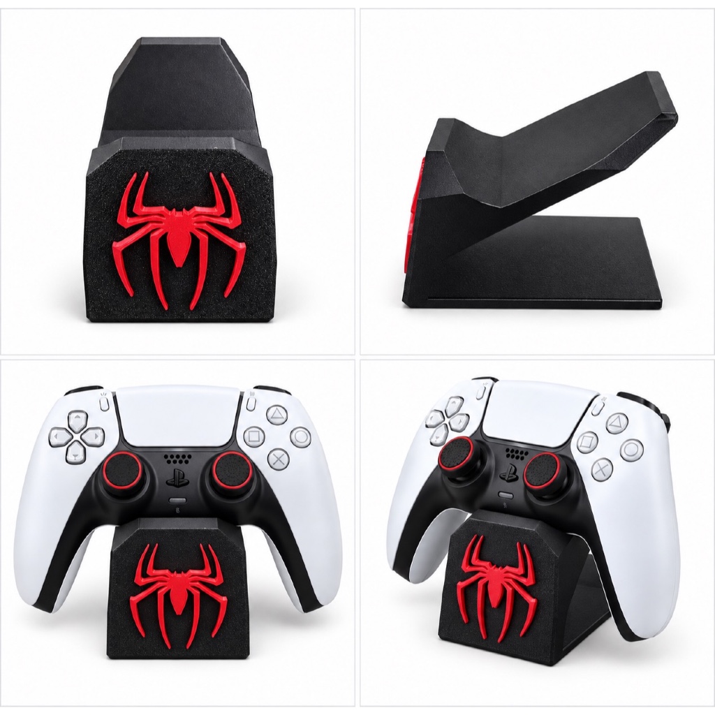 Suporte para Controle Gamer Universal PS5 PS4 Xbox – Organizador de Mesa Aranha