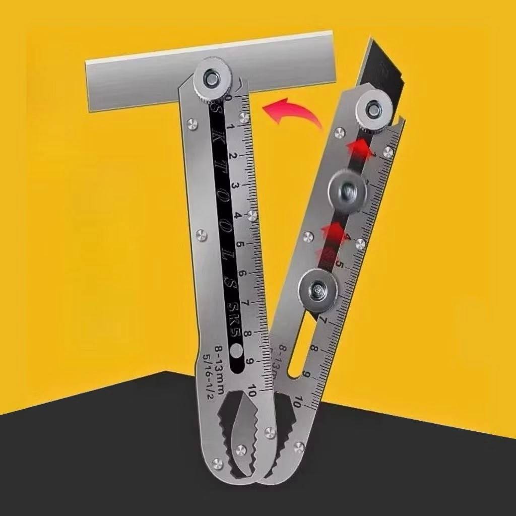 Estilete Profissional em Aço Metal Ferramenta Multiuso