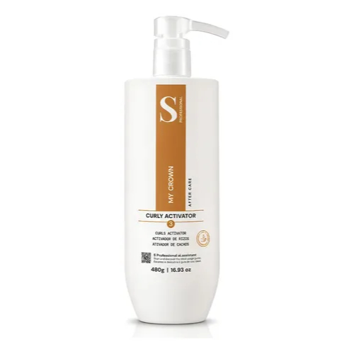 Ativador De Cachos My Crown Curly Activator 480ml Cachos com Alta Definição