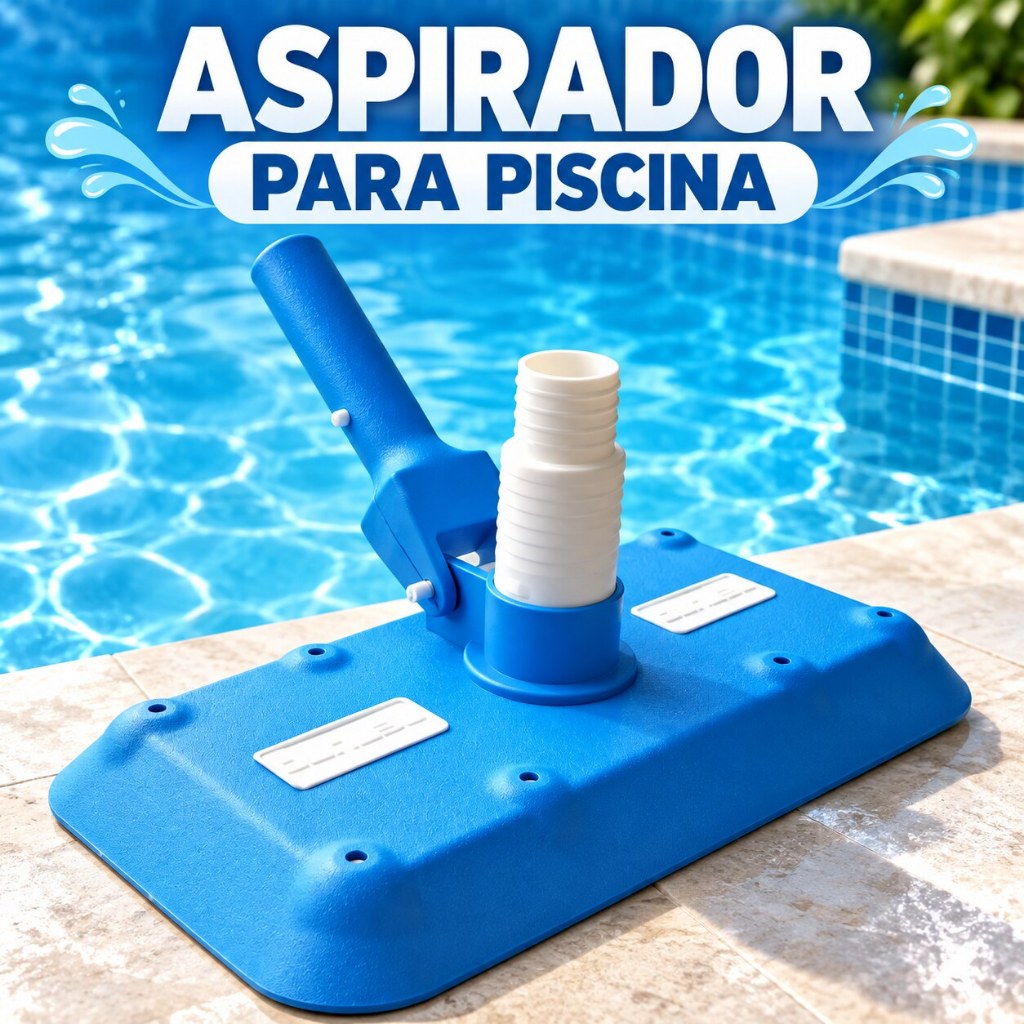 Aspirador 8 Esferas Netuno Limpeza Piscinas 1 Ano Garantia