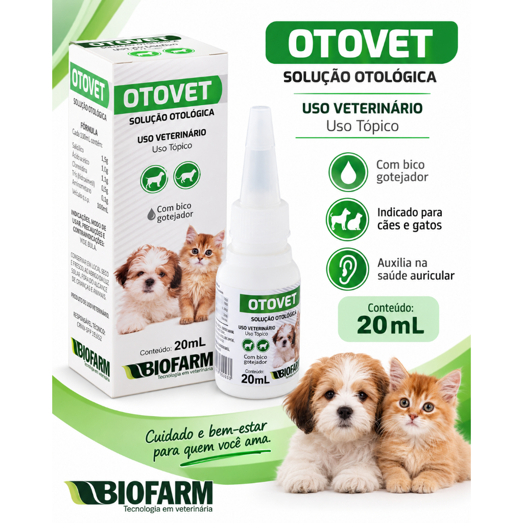 OTOVET 20ML - BIOFARM USO VET