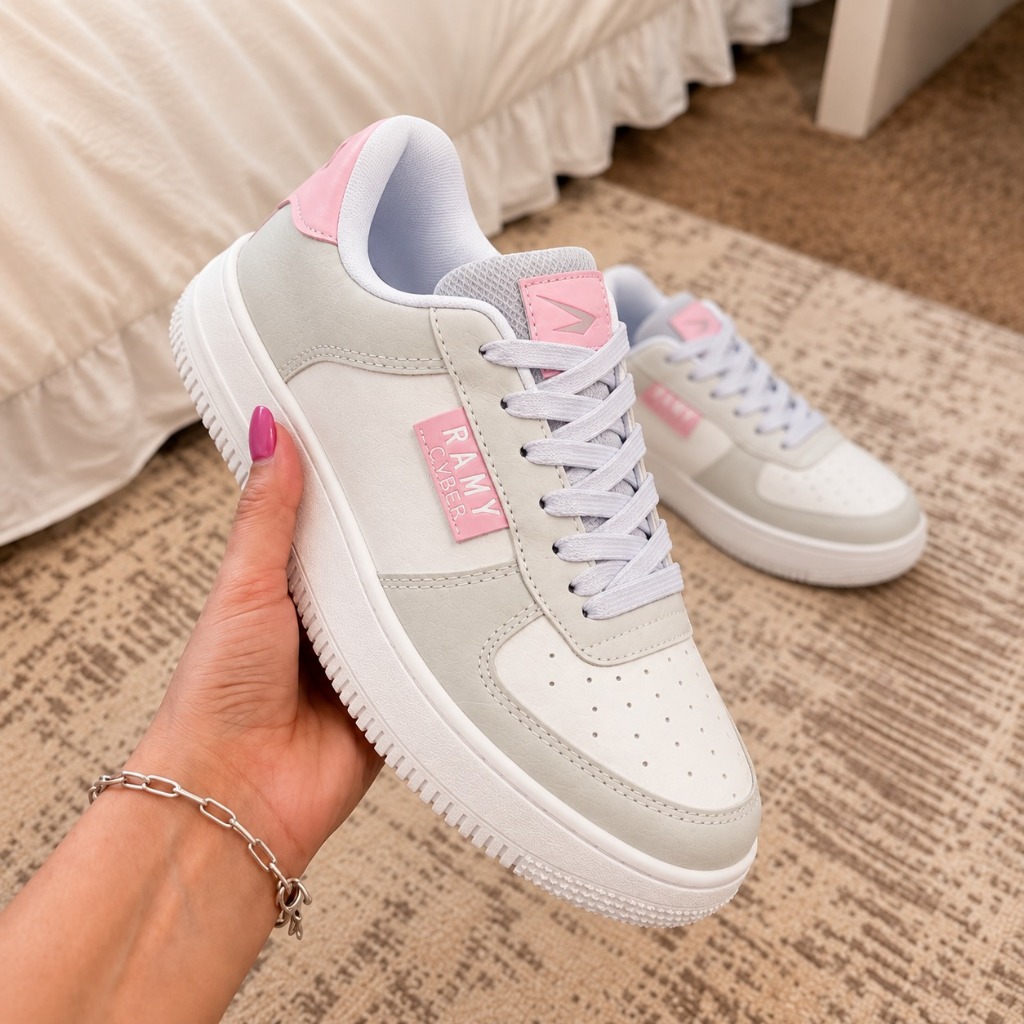 Tênis Feminino Streetwear Casual Masculino Urbano Estilo Skatista Retrô Unissex Do 34 ao 43 Promoção