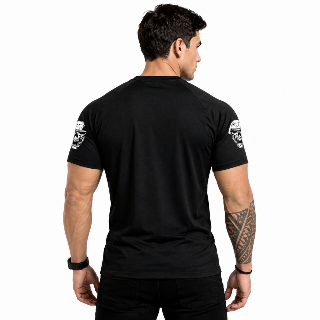 Camiseta Dry Fit Original Masculina Caveira BOPE Muscle Fit — imagem 2 de 2