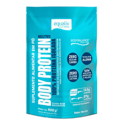 Body Protein Neutro 100% Proteína Isolada 900g Equaliv