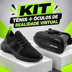 Tenis Infantil Menino Vitz Estilo Moderno Conforto Respiravel e Praticidade no Calce Lançamento + Kit