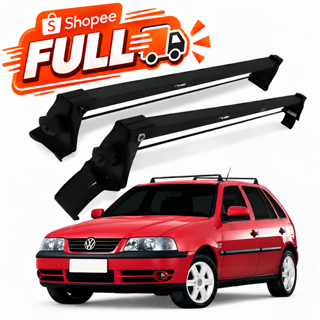 Rack De Teto Bagageiro Gol G2 G3 G4 2 Portas 1994 A 2014 Preto