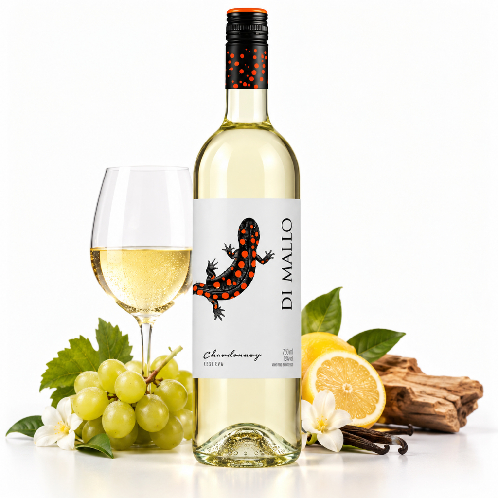 Vinho Branco Seco Uruguaio Di Mallo Chardonnay 750ml